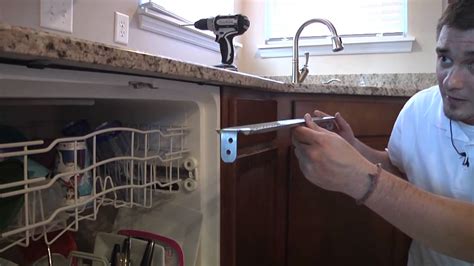 dishwasher cabinet mounting brackets|dishwasher under counter mounting brackets.